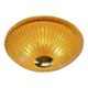 Venetian Lens Amber Graniglia Murano Glass Flush Mount by Simoeng