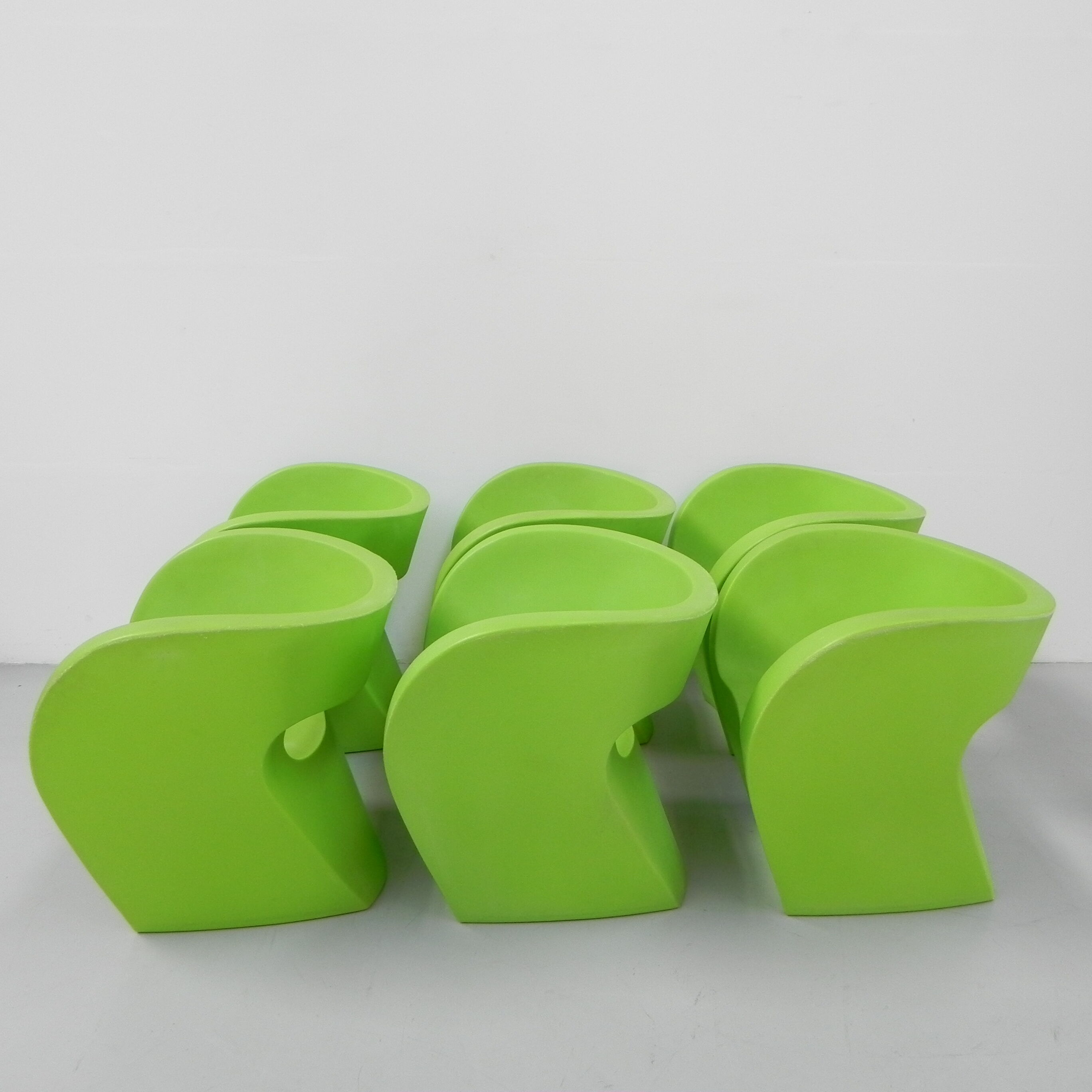 Ensemble de 6 fauteuils Moroso Victoria and Albert Collection par Ron Arad