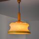 "Cocoon" pendant light, resin and pine, Italy, 1970