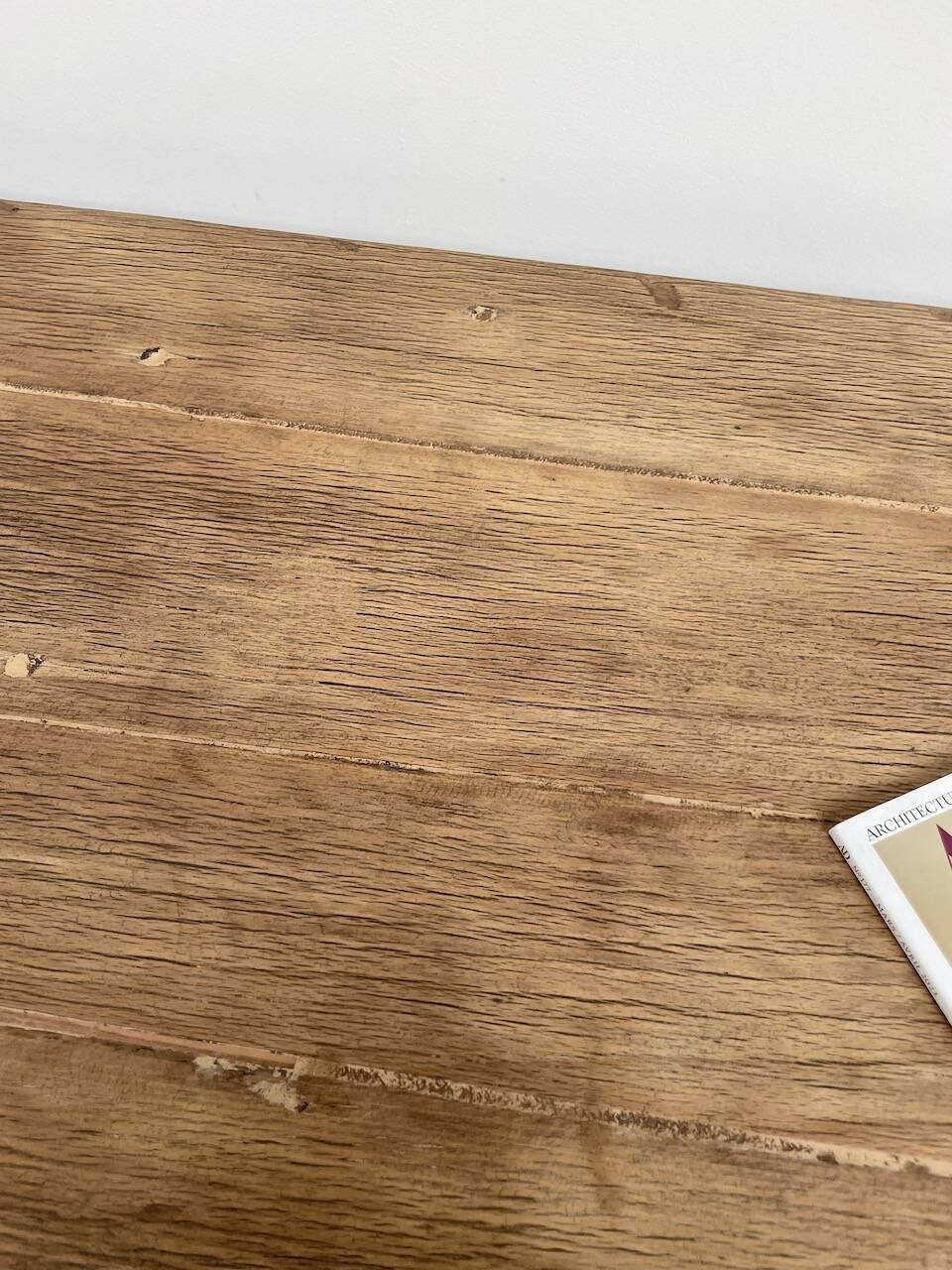 Oak console farm table 3m