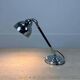 Modernist Art Deco desk lamp, chrome metal, 1930s/40s