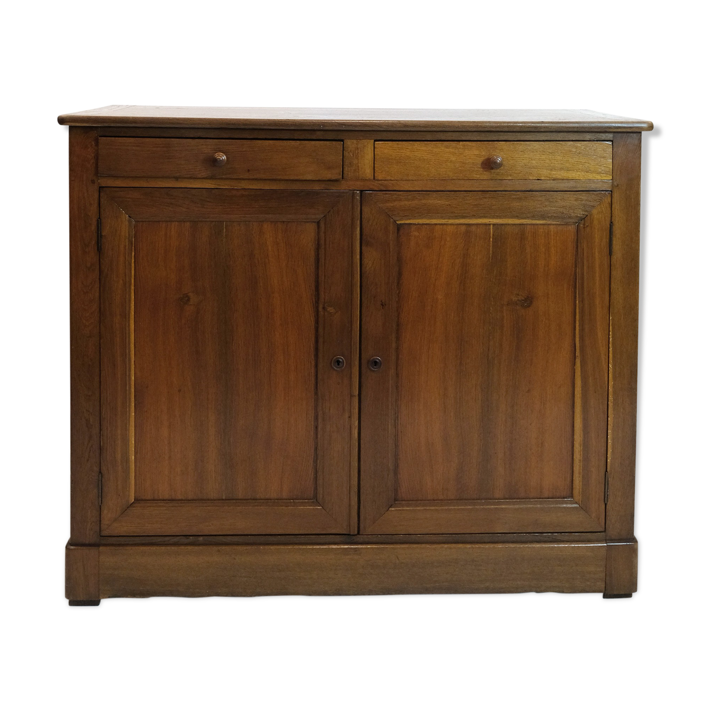 Buffet en chêne naturel du XIXème siècle.