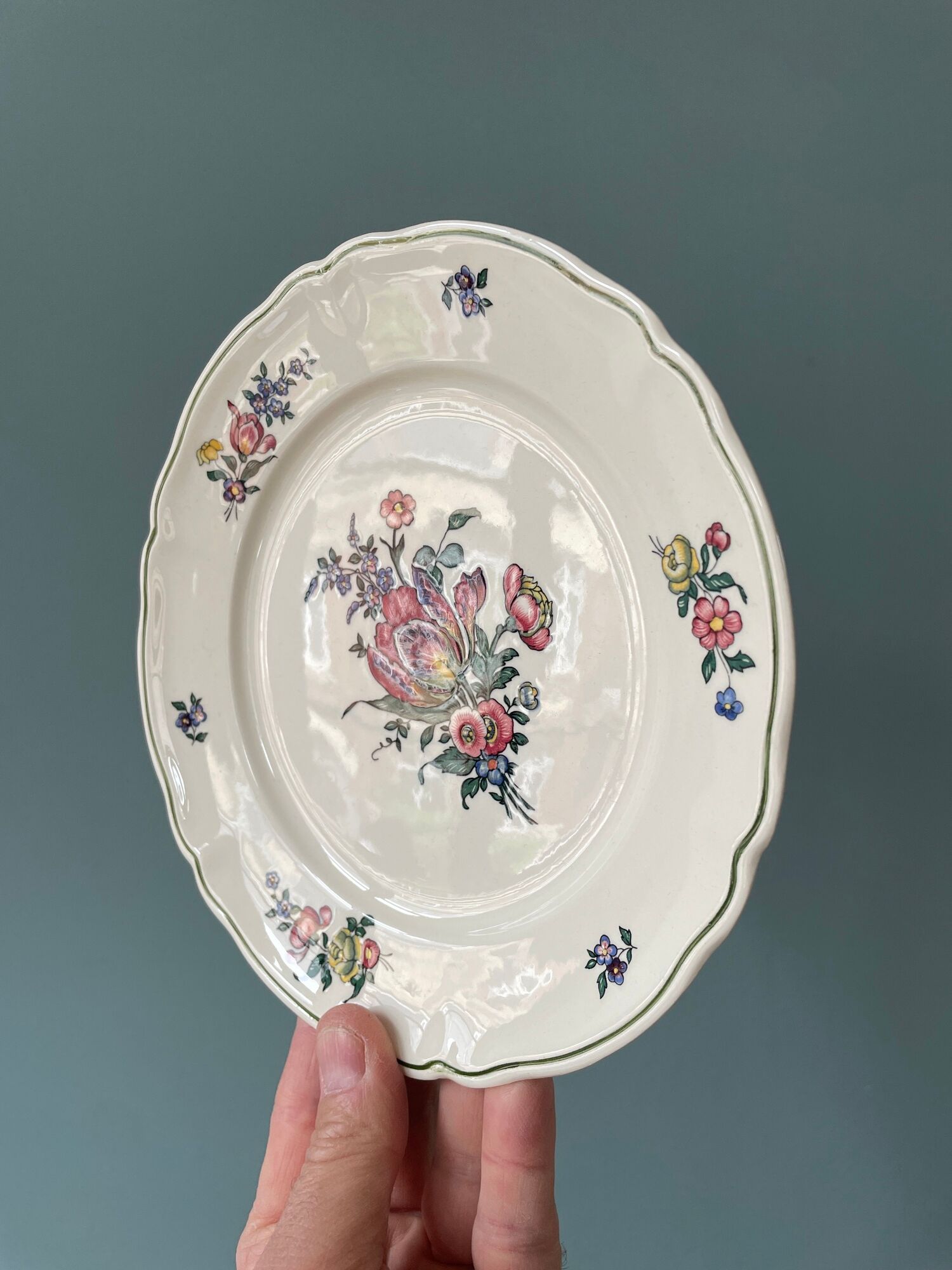 Set of 8 dessert plates Villeroy and Boch vieux Strasbourg