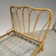 Pair of vintage rattan beds