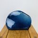 Blue ceramic free form vase