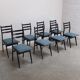 Set of 8 'S4' dining chairs by Alfred Hendrickx for Belform, 1950s