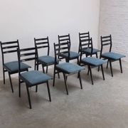 Set of 8 'S4' dining chairs by Alfred Hendrickx for Belform, 1950s