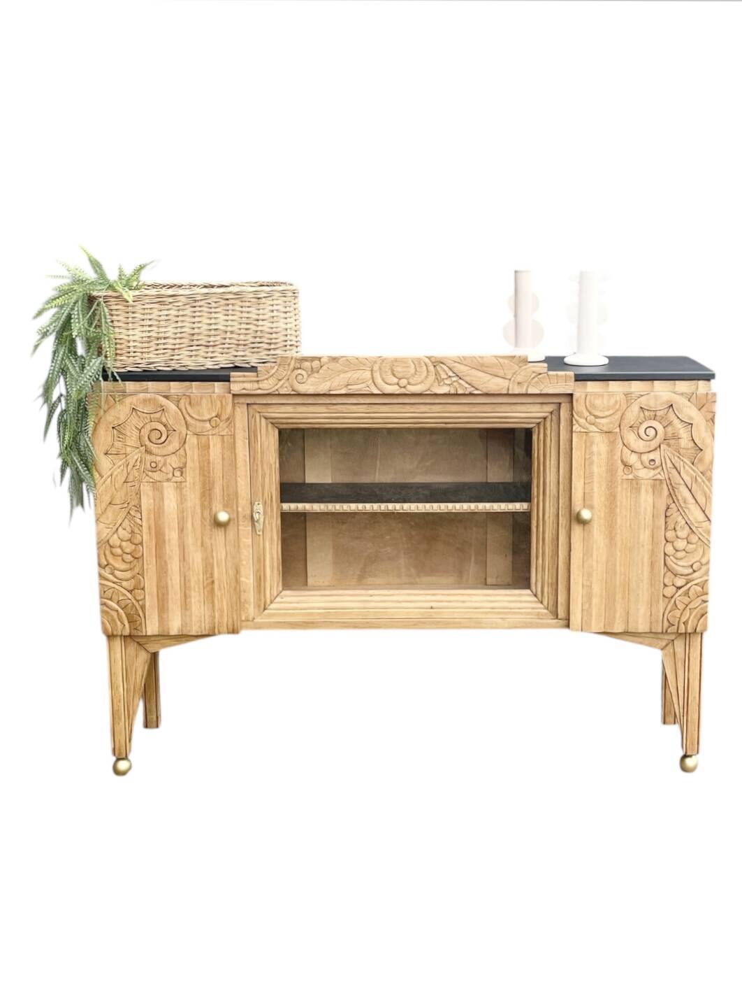 Art Deco oak sideboard