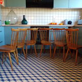 Suite 6 chairs Baumann menuet