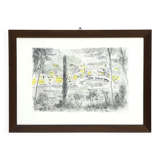 Michele Cascella, Portofino, 1960s, lithograph