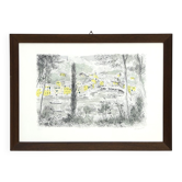 Michele Cascella, Portofino, 1960s, lithograph