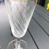 Set of 7 champagne flutes