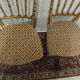 Paire de chaises en bois doré NIII