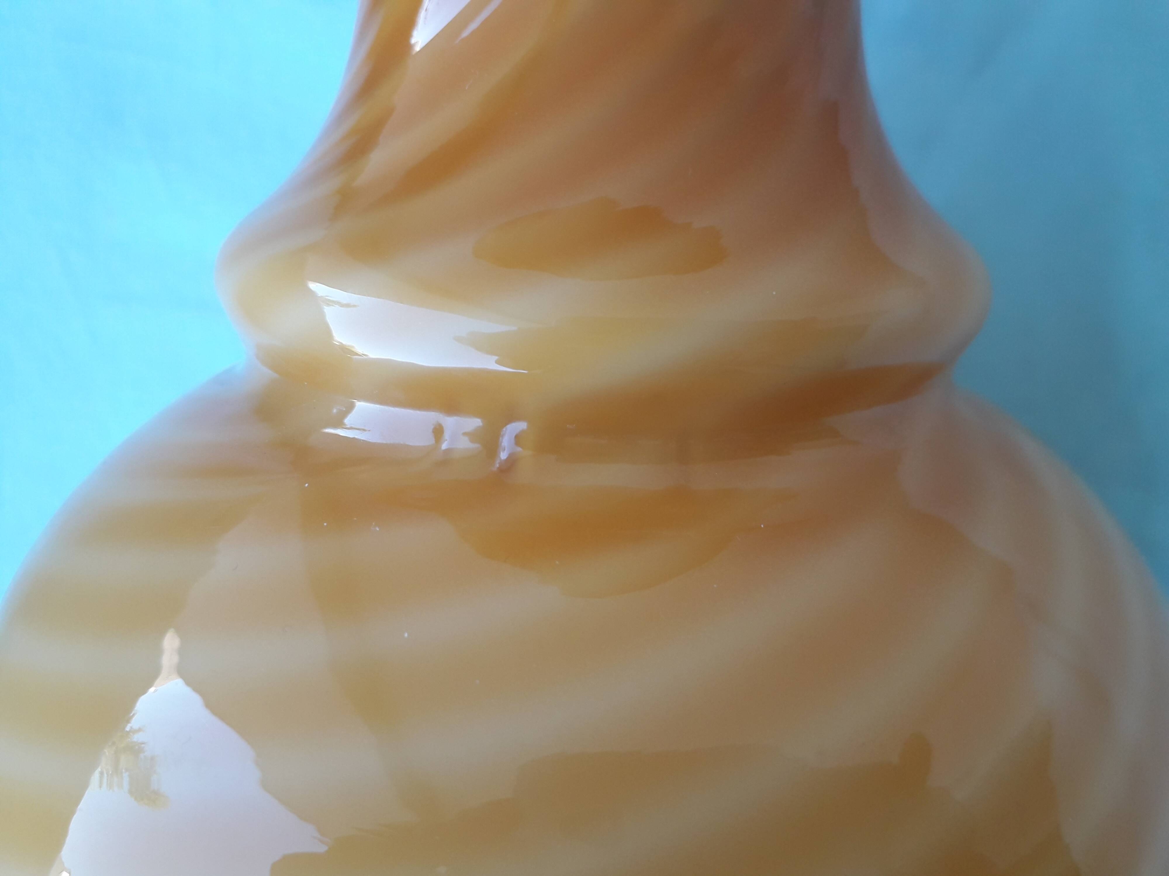 Opaline glass vase