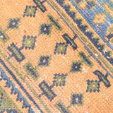 Long hallway turkish runner rug 341x81cm