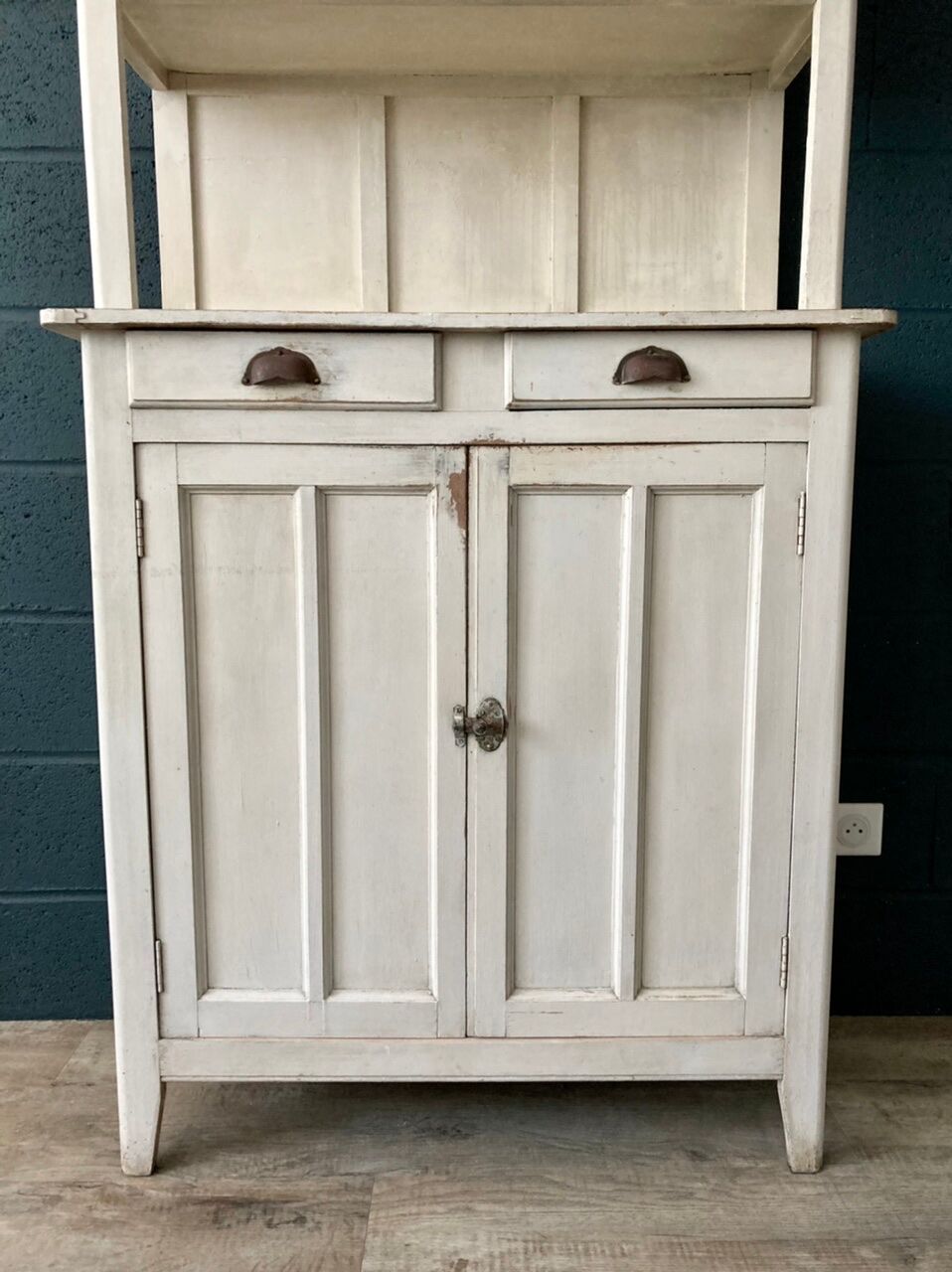 Old white Parisian buffet