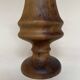 Turned wooden vase
