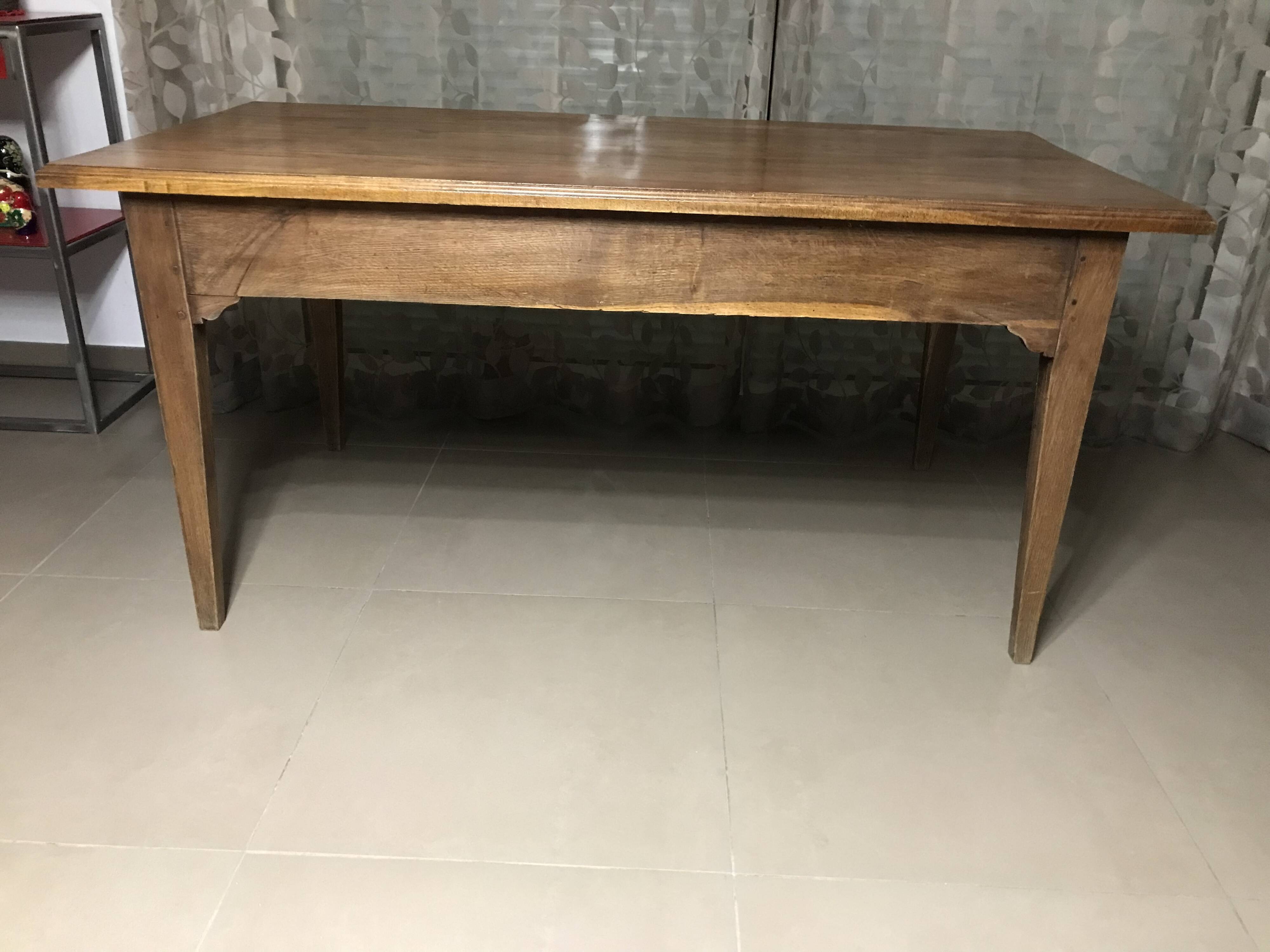 Oak farmhouse table