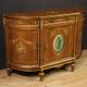 Buffet en bois peint et doré italien du 20e siècle