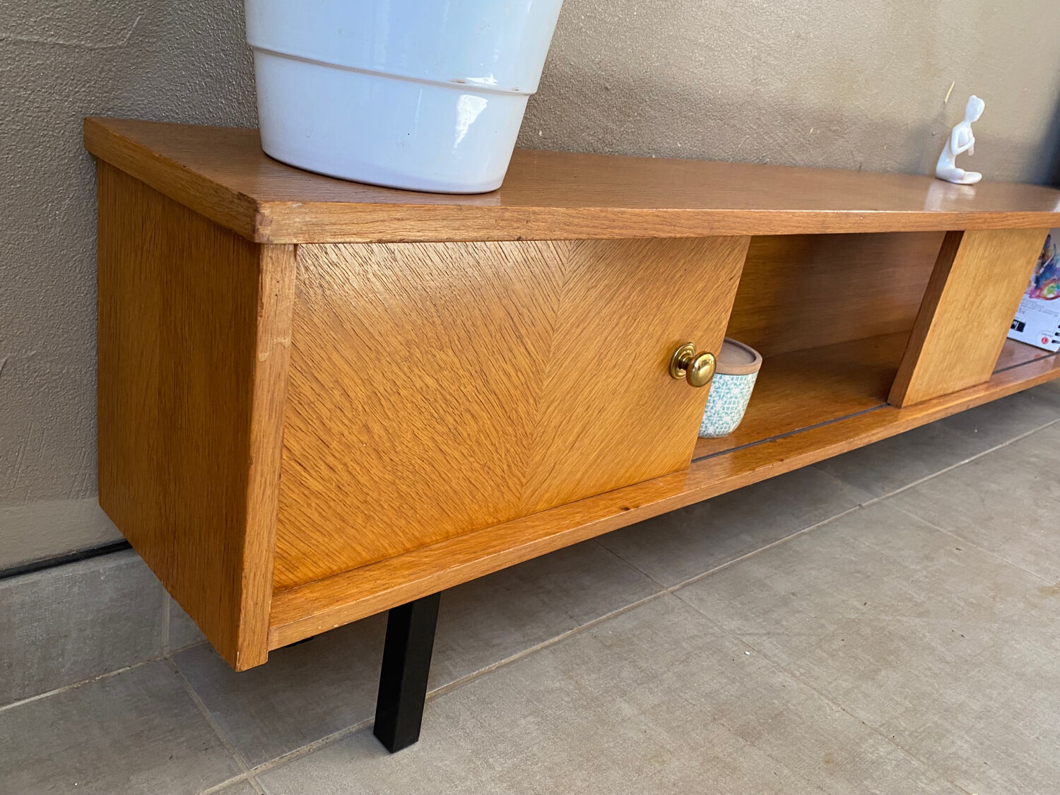 Vintage wooden sideboard (shallow)