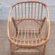 Set desk and armchair child rattan wicker 70s