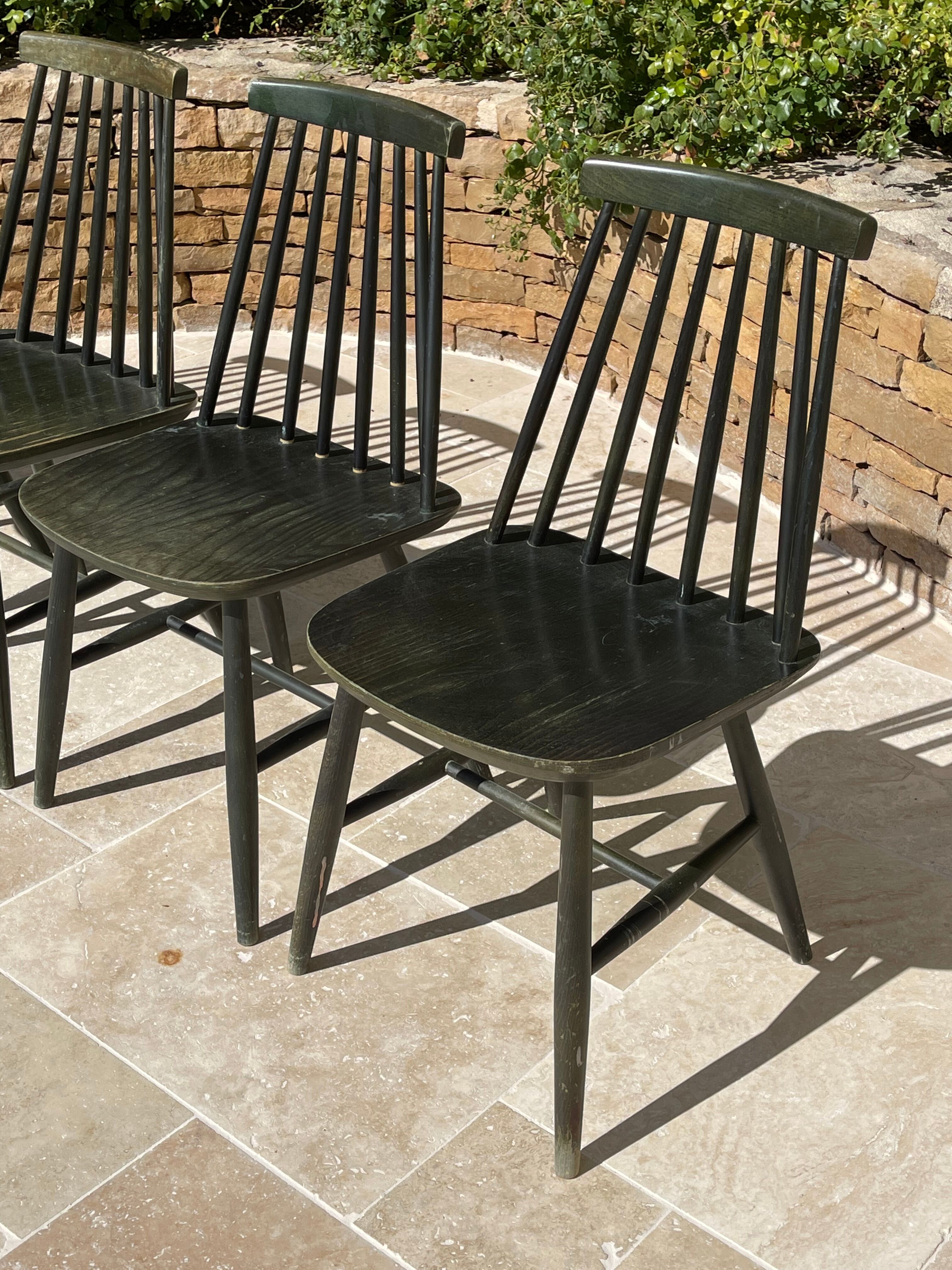 5 Ikea chairs circa 1960, Tellus model