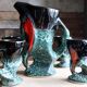 Brutalist drink service in volcanic ceramic Fat Lava (H25 cm) - 5