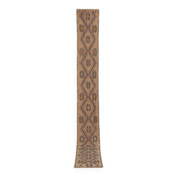 Tapis de couloir turc vintage