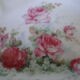 Servant beggar old porcelain 3 compartments small roses on white background