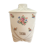 Pot "sucre" flowers and gilding