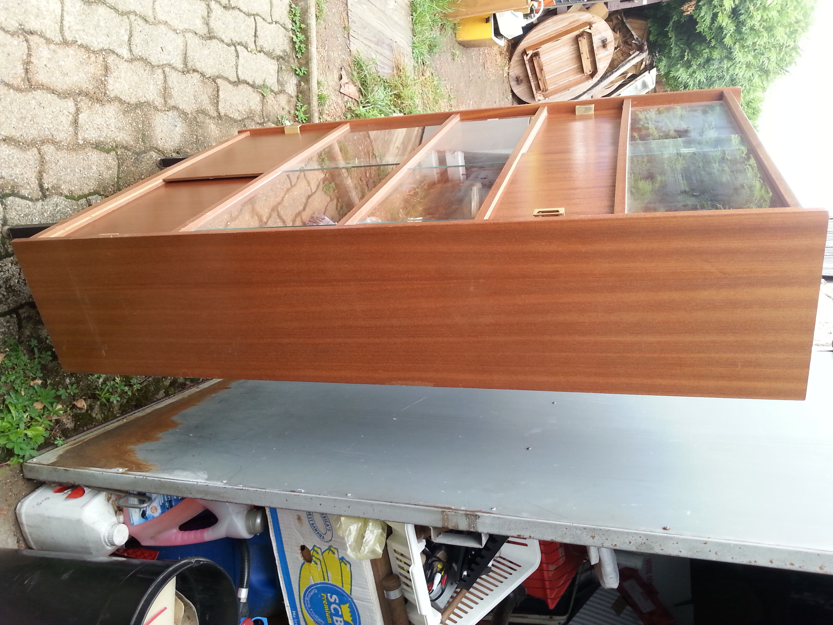 Showcase vintage 1960 in teak