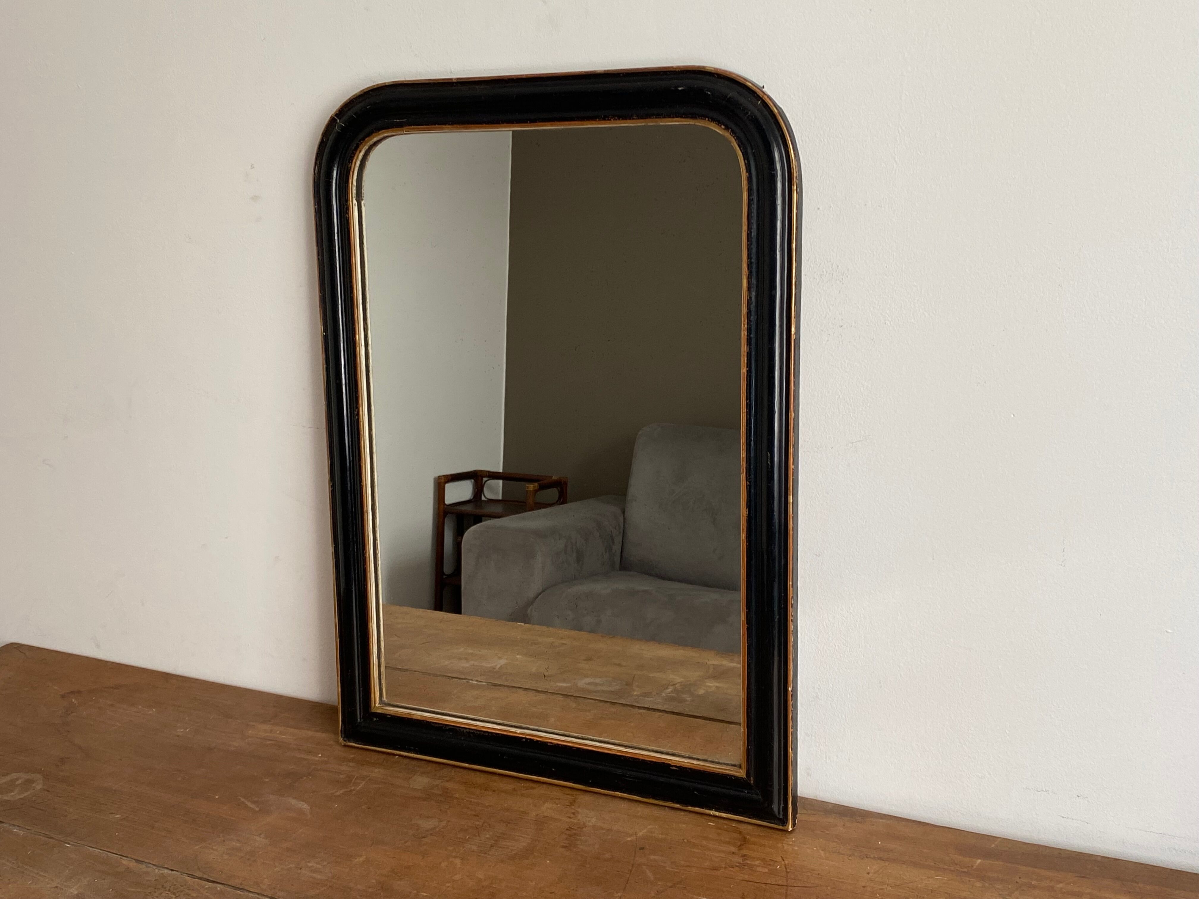 Louis Philippe mirror late XIXth, 70x50 cm