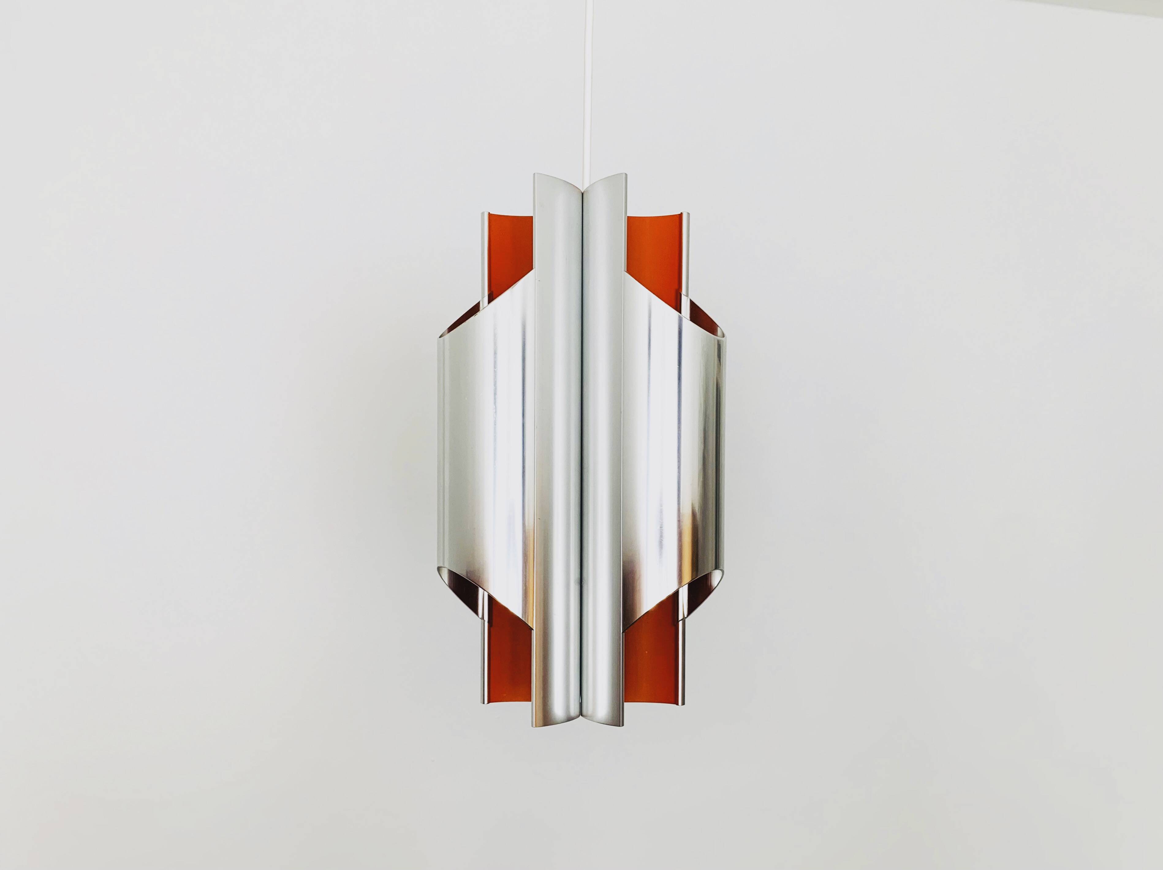 Suspension en métal danoise par Bent Karlby pour Lyfa