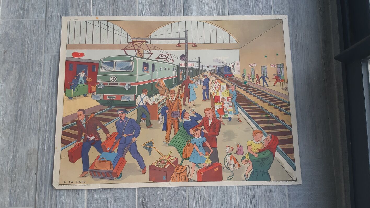 Educational school poster