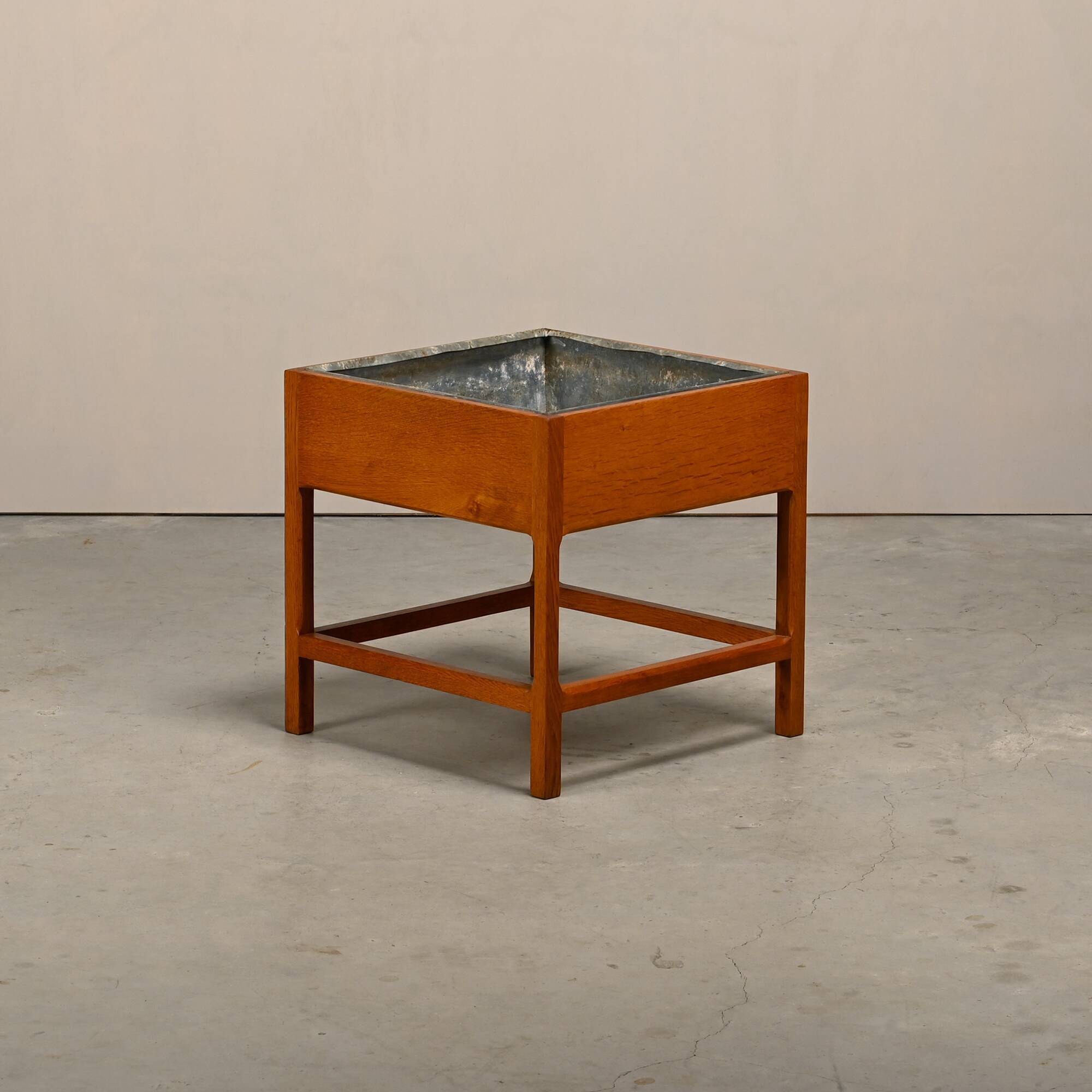 Kai Kristiansen Planter in Oak for Aksel Kjersgaard, 1960s