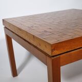 Table basse cocktail années 60 France Marqueterie