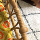 Vintage rattan cradle
