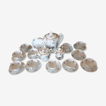 Service thé ou café porcelaine Usine Marc Larchevêque (UML)