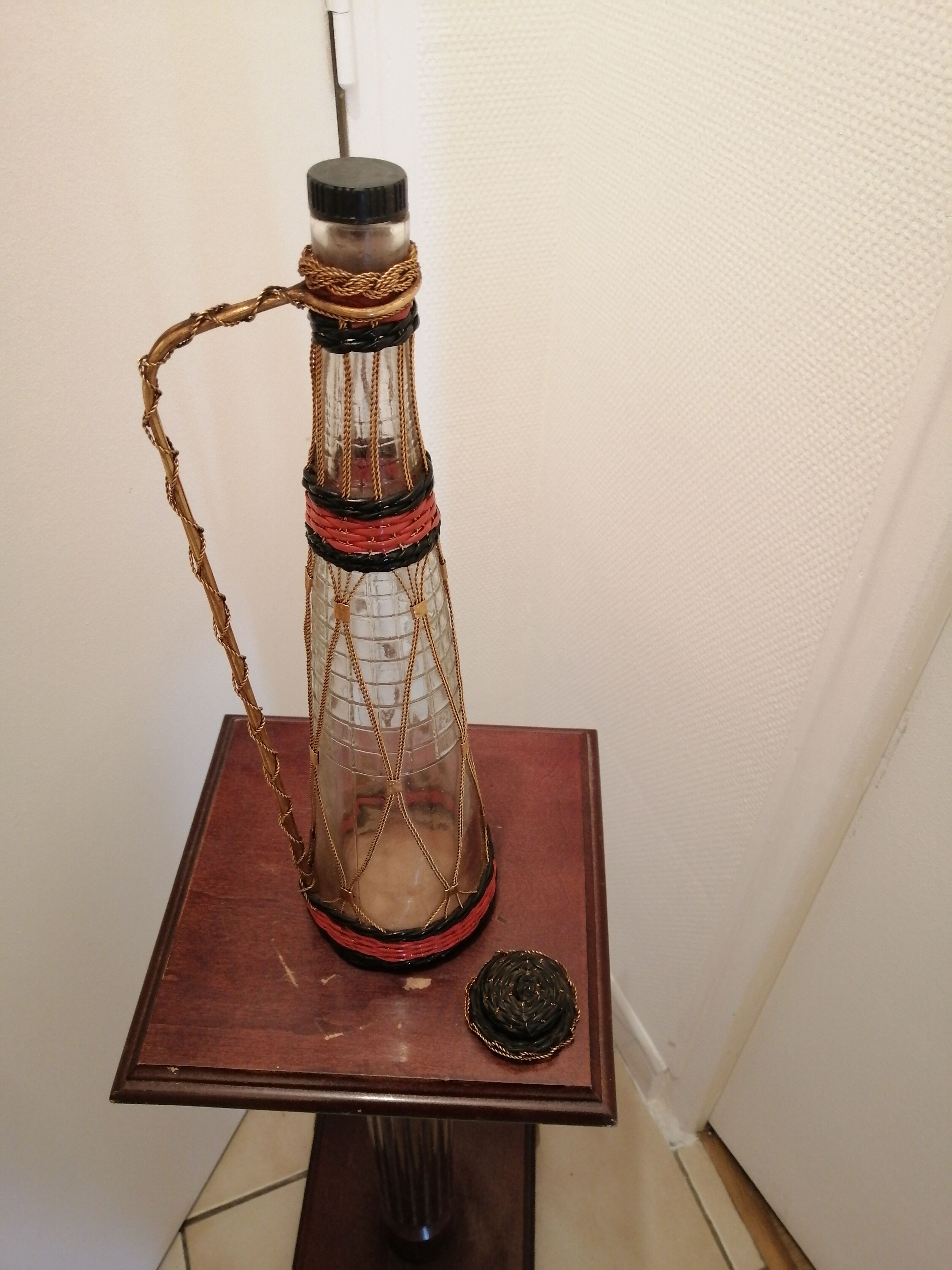 Vintage glass bottle