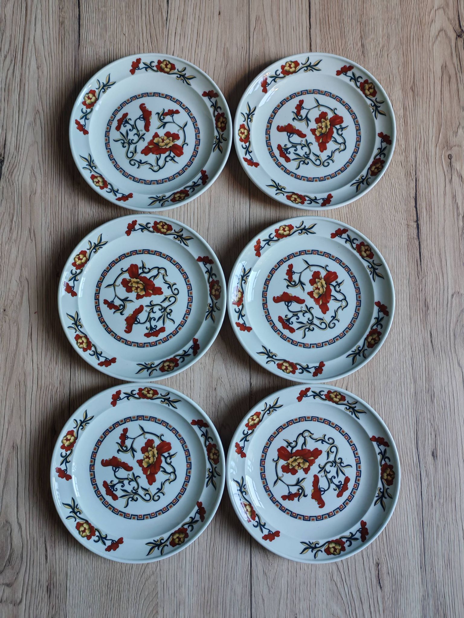 Set of 6 Syracuse Dessert Plates France Vintage | French Tableware
