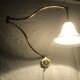 Articulated brass sconce 1950