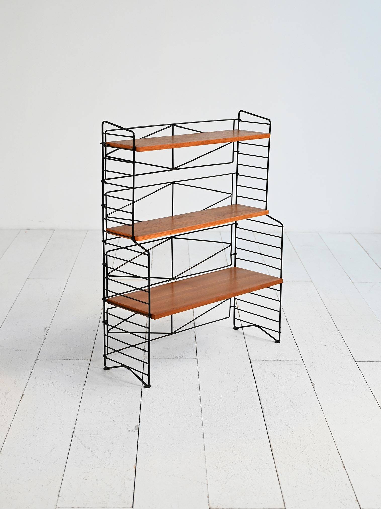 Scandinavian modular bookcase “String” style 1950s–60s