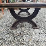 Bench or garden coffee table cast iron legs 150×56cms