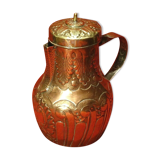 Old hull copper and brass repelled rock decoration XVIII XIX th