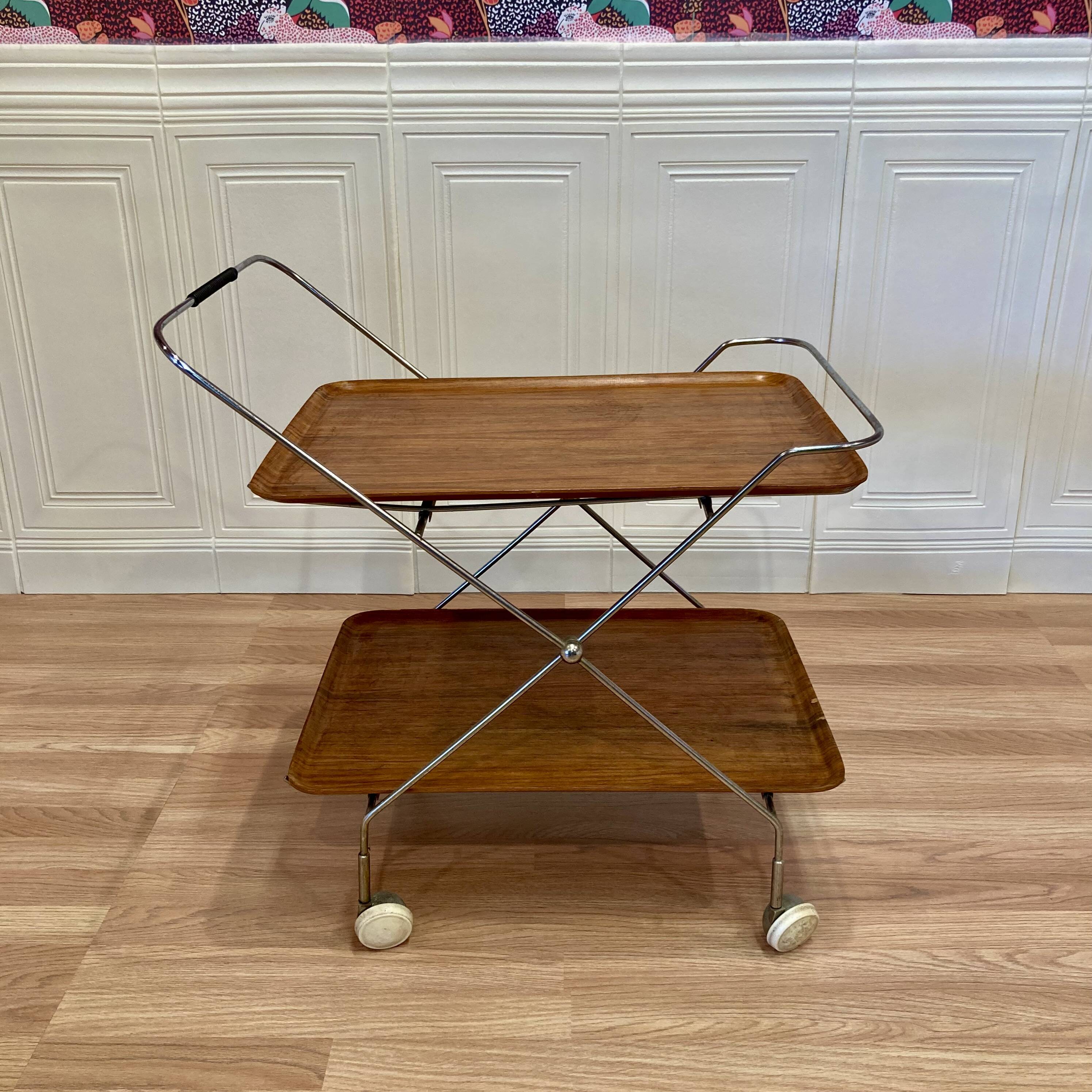 Modular dessert table "Scandinavian design Paul Nagel" 1950.