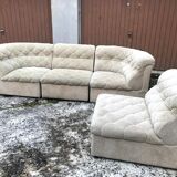 Laauser sofa and armchairs set of modules from the 60s/70s vintage
