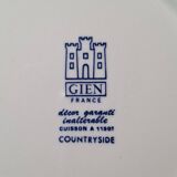 Gien Countryside earthenware plate