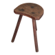Tripod stool, wooden stool, milking stool, antique stool