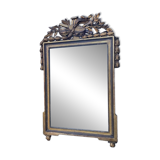 Louis XVI mirror in carved and gilded wood, 18th century