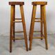 4 tabourets de bar brutaliste